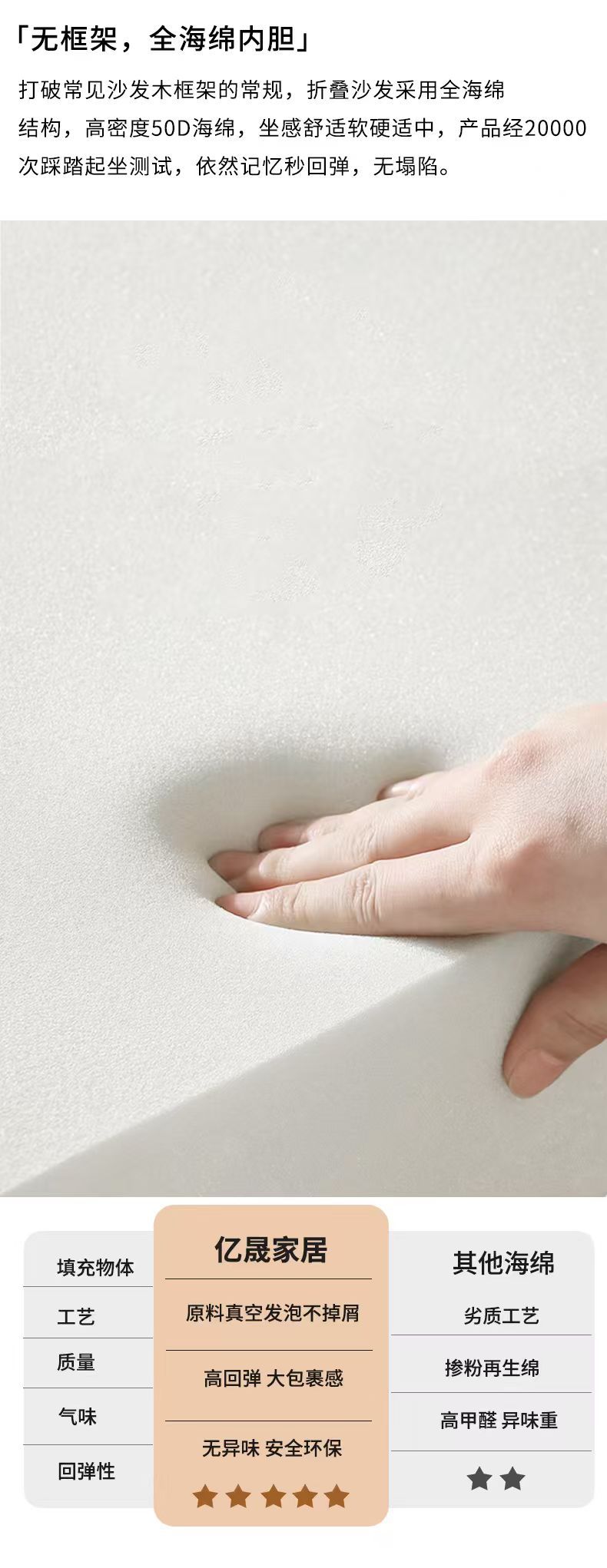 全海绵懒人沙发